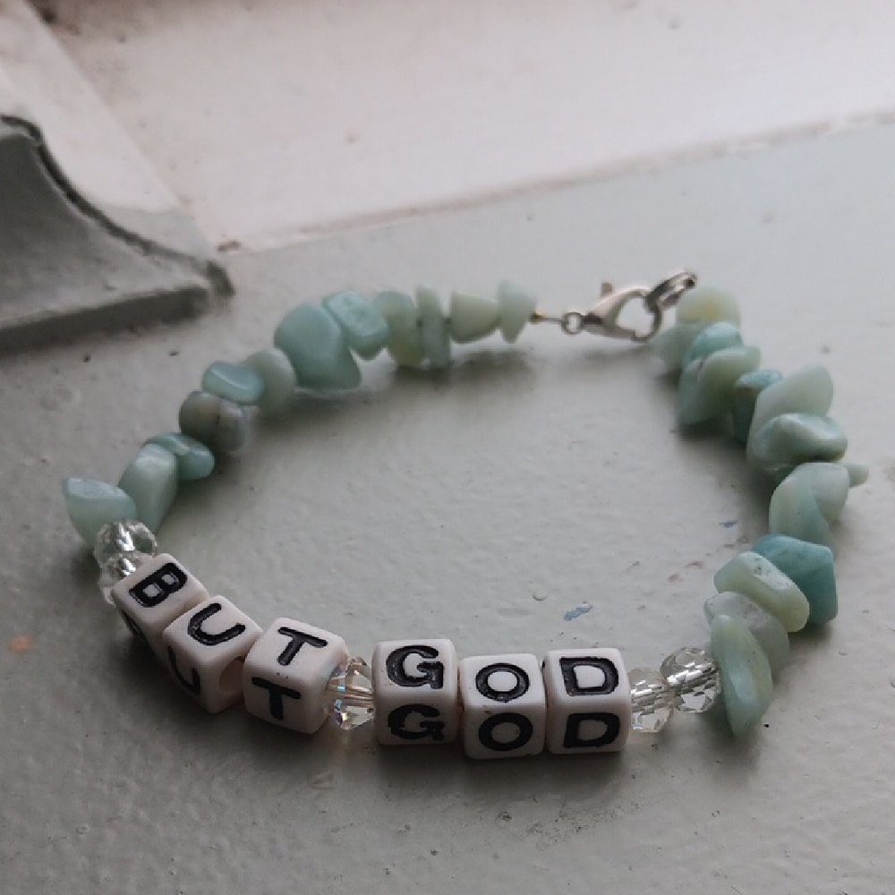 Chic Beaded Bracelet with Message